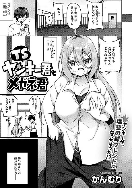 Cover image for the manga called The Delinquent and Four-Eyes