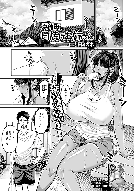 Cover image for the manga called Natsuyasumi, Hiyake Onee-san