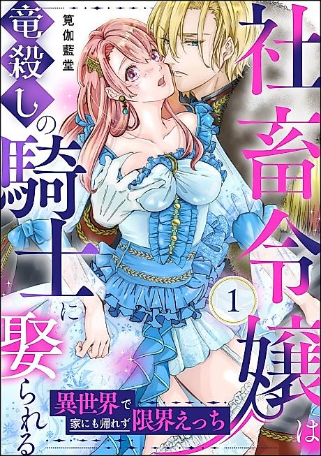 Cover image for the manga called The Office Drone Noblewoman's Marriage to the Dragon Slayer: Non-Stop Lovemaking in Another World with No Way Home