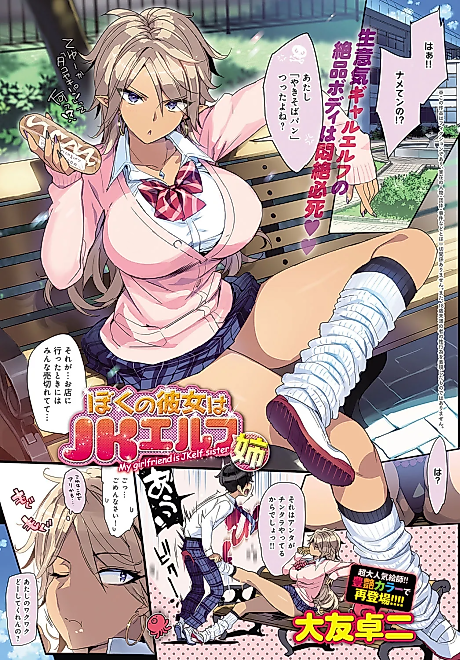 Cover image for the manga called My Girlfriend is a High School Elf Older Sister