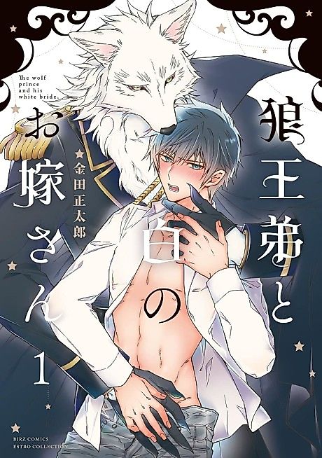 Cover image for the manga called The wolf prince and his white bride.