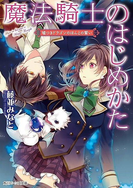 Cover image for the novel called Mahou Kishi no Hajimekata Usotsuki Dragon no Honto no Chikai